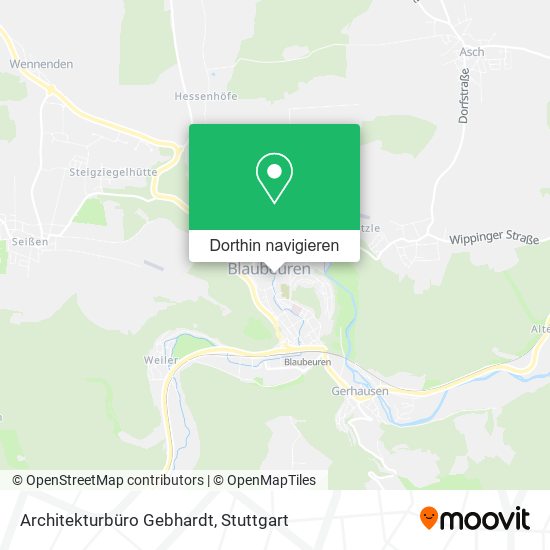 Architekturbüro Gebhardt Karte