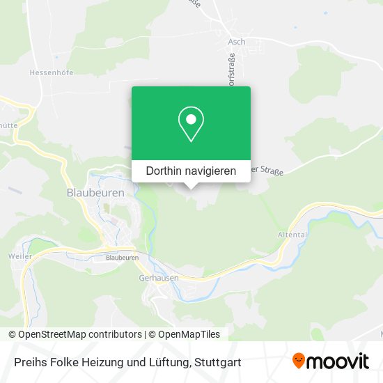 Preihs Folke Heizung und Lüftung Karte