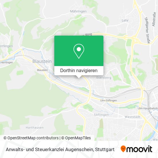 Anwalts- und Steuerkanzlei Augenschein Karte