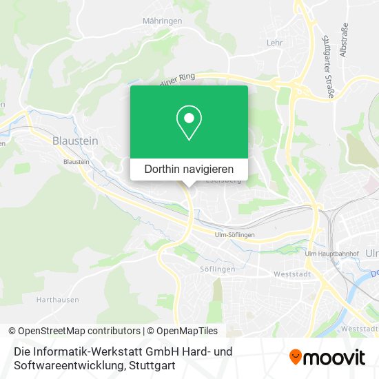 Die Informatik-Werkstatt GmbH Hard- und Softwareentwicklung Karte
