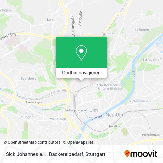 Sick Johannes e.K. Bäckereibedarf Karte