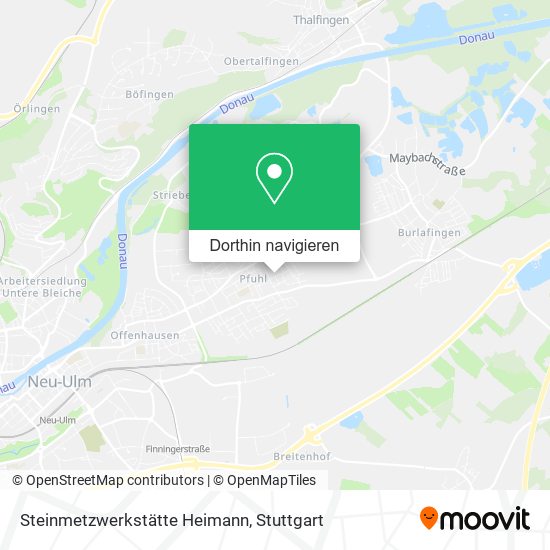 Steinmetzwerkstätte Heimann Karte