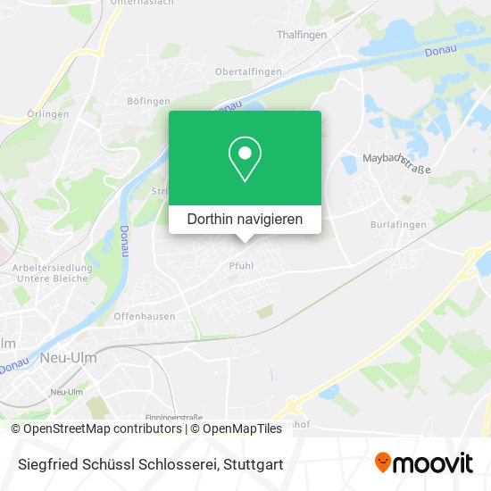Siegfried Schüssl Schlosserei Karte
