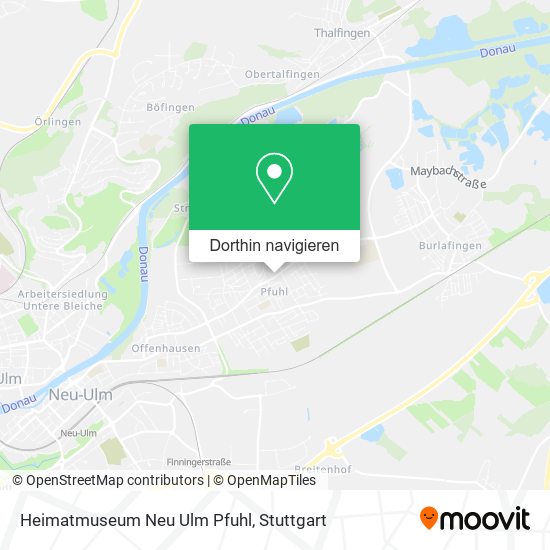 Heimatmuseum Neu Ulm Pfuhl Karte