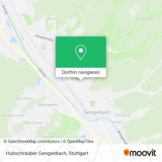 Hubschrauber Gengenbach Karte