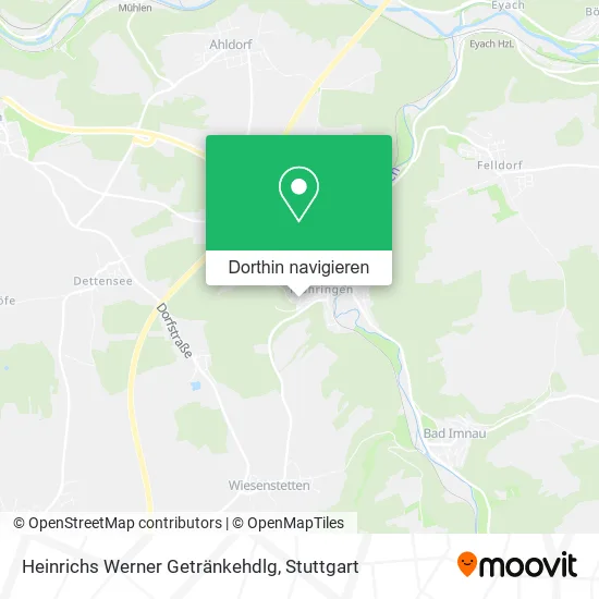 Heinrichs Werner Getränkehdlg Karte