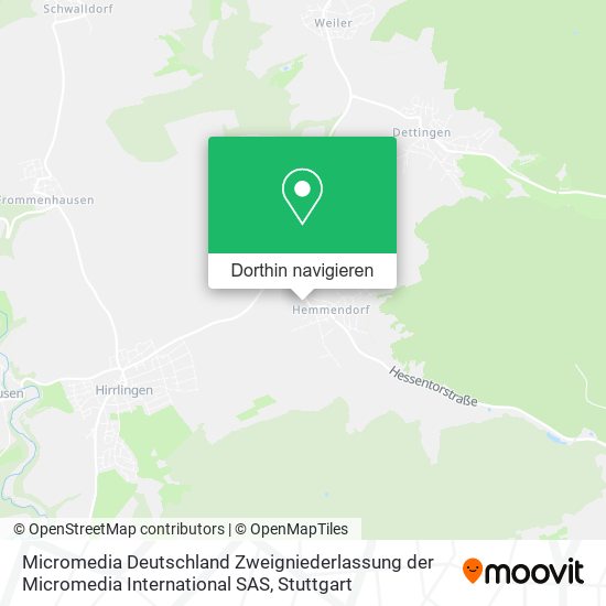 Micromedia Deutschland Zweigniederlassung der Micromedia International SAS Karte