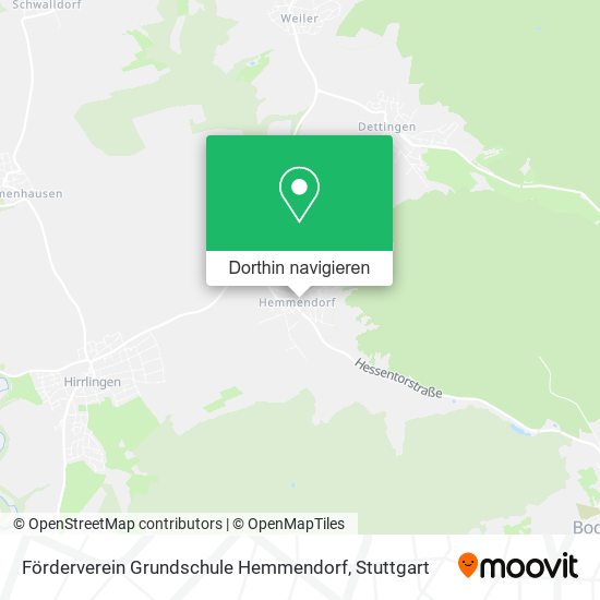 Förderverein Grundschule Hemmendorf Karte