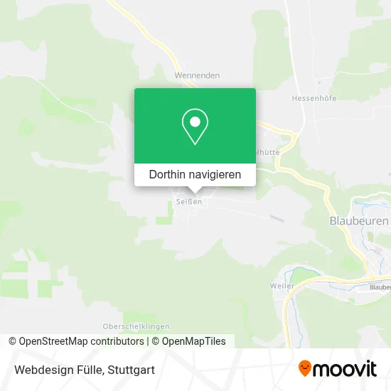 Webdesign Fülle Karte