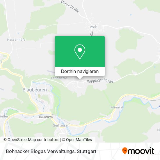 Bohnacker Biogas Verwaltungs Karte