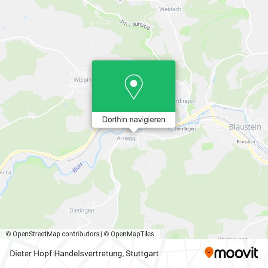 Dieter Hopf Handelsvertretung Karte