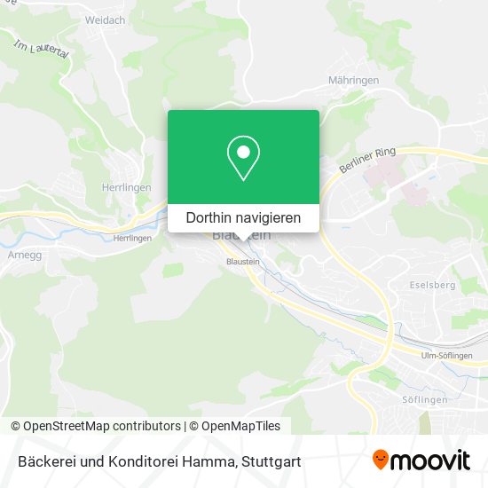 Bäckerei und Konditorei Hamma Karte