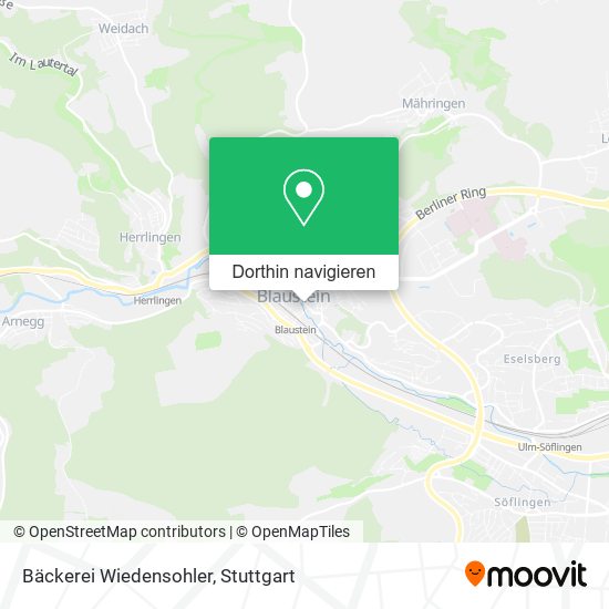 Bäckerei Wiedensohler Karte