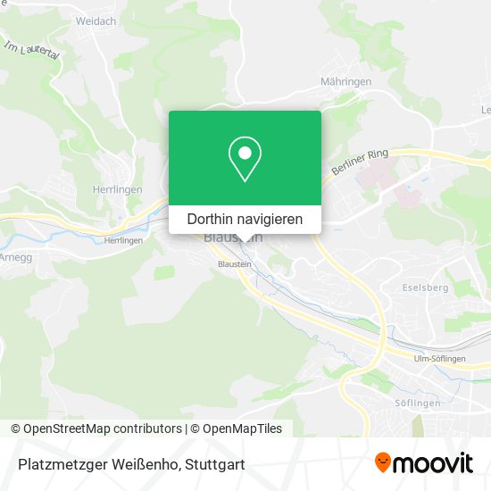 Platzmetzger Weißenho Karte