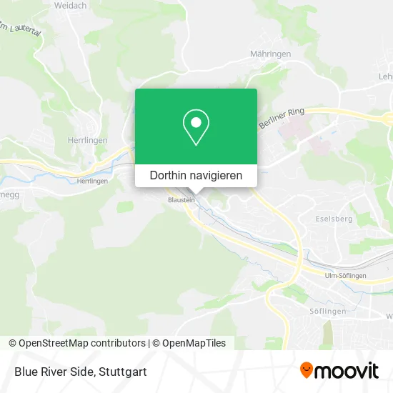 Blue River Side Karte