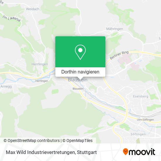 Max Wild Industrievertretungen Karte