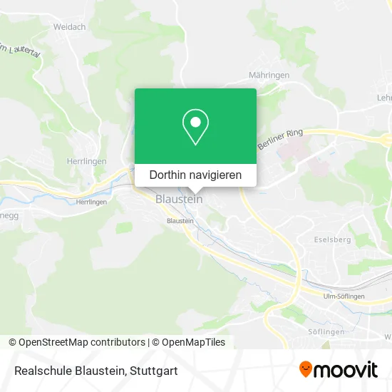 Realschule Blaustein Karte