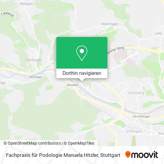 Fachpraxis für Podologie Manuela Hitzler Karte