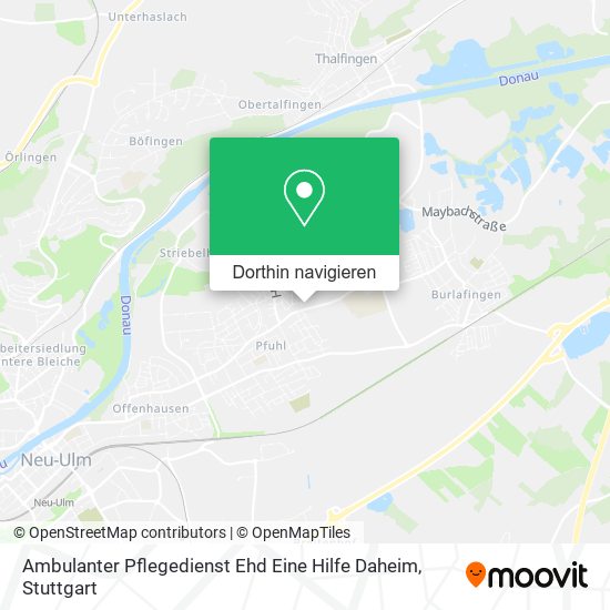 Ambulanter Pflegedienst Ehd Eine Hilfe Daheim Karte