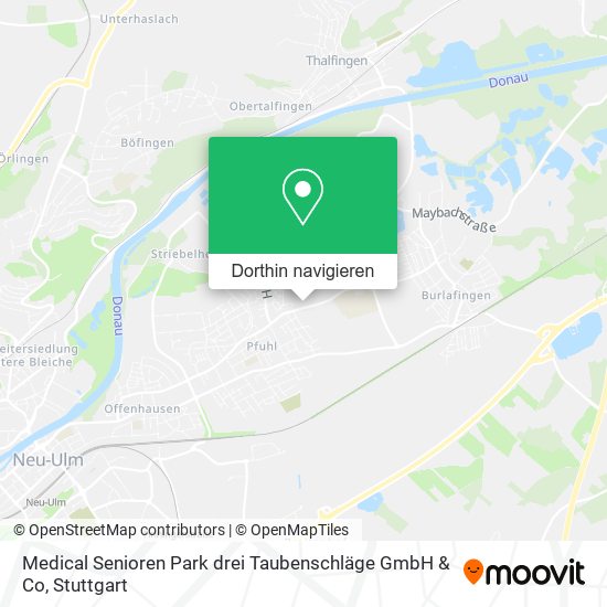 Medical Senioren Park drei Taubenschläge GmbH & Co Karte