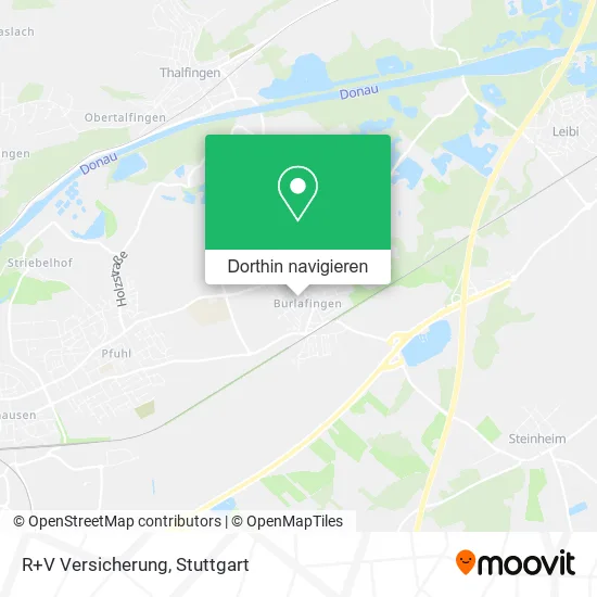 R+V Versicherung Karte