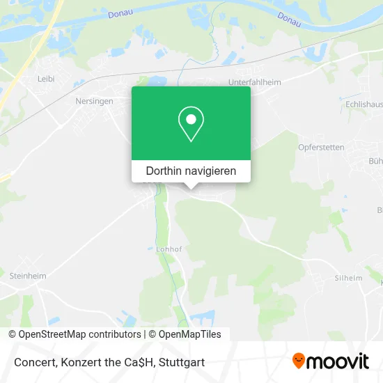 Concert, Konzert the Ca$H Karte