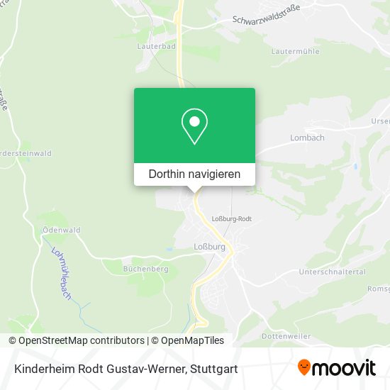 Kinderheim Rodt Gustav-Werner Karte