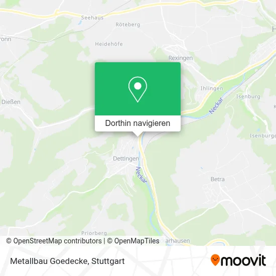 Metallbau Goedecke Karte