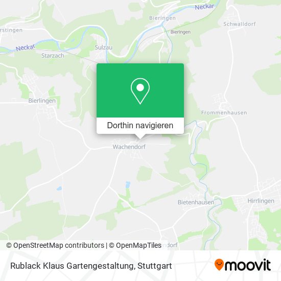 Rublack Klaus Gartengestaltung Karte