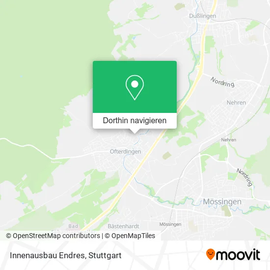 Innenausbau Endres Karte