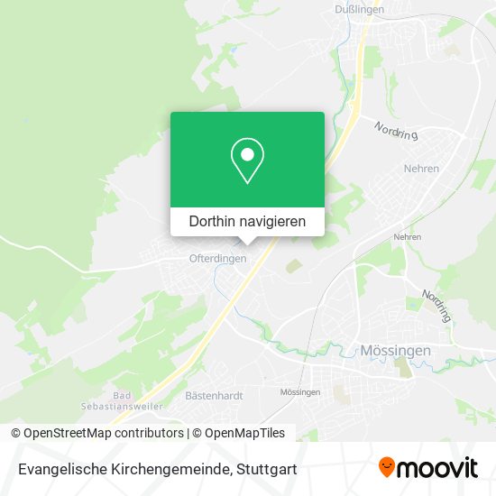 Evangelische Kirchengemeinde Karte