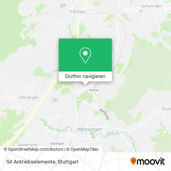 Sit Antriebselemente Karte