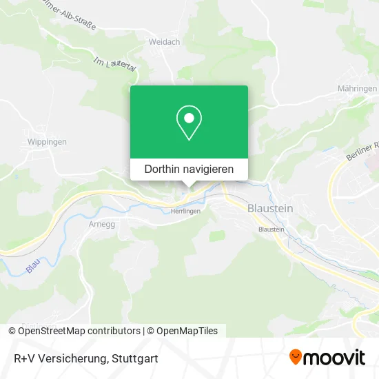 R+V Versicherung Karte