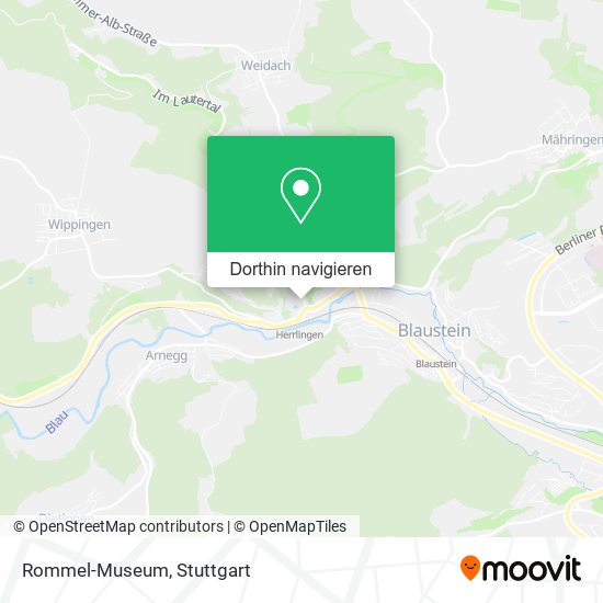 Rommel-Museum Karte