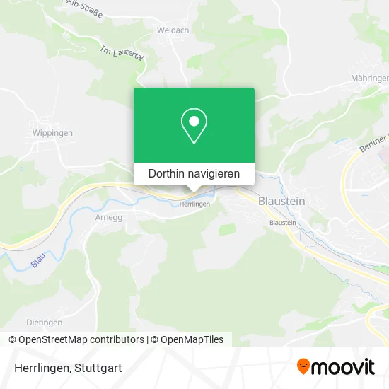 Herrlingen Karte