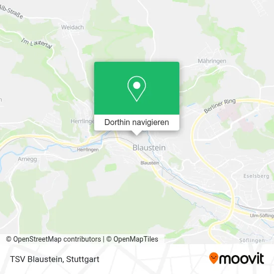 TSV Blaustein Karte