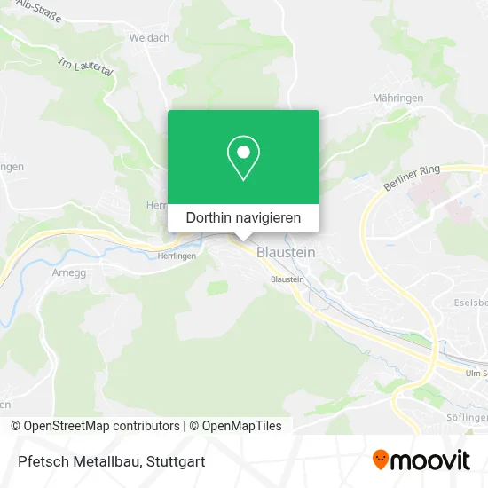 Pfetsch Metallbau Karte