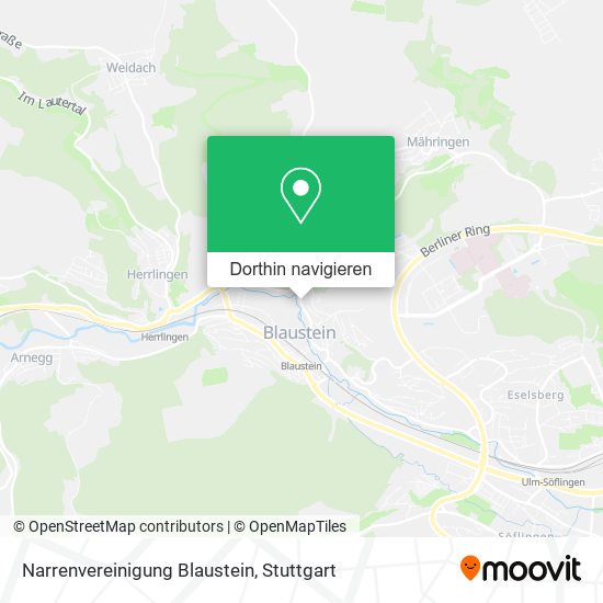 Narrenvereinigung Blaustein Karte