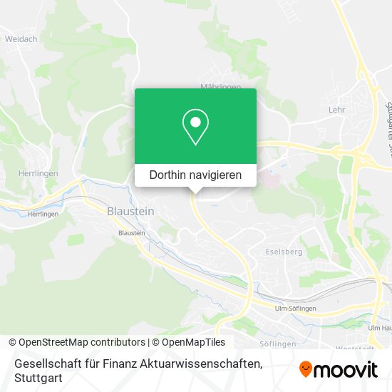 Gesellschaft für Finanz Aktuarwissenschaften Karte