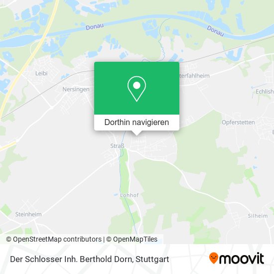 Der Schlosser Inh. Berthold Dorn Karte