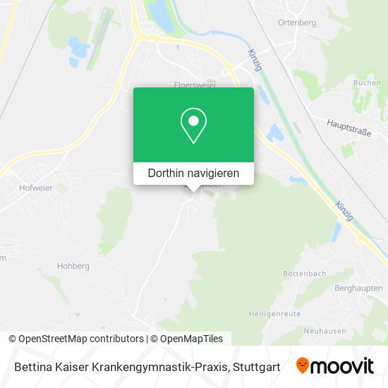 Bettina Kaiser Krankengymnastik-Praxis Karte