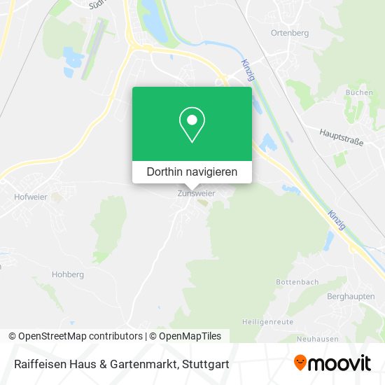 Raiffeisen Haus & Gartenmarkt Karte