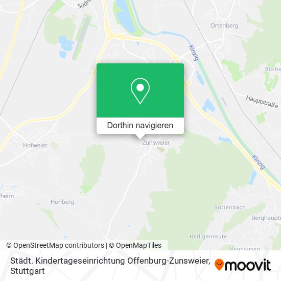 Städt. Kindertageseinrichtung Offenburg-Zunsweier Karte