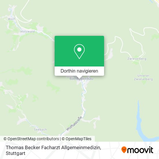 Thomas Becker Facharzt Allgemeinmedizin Karte