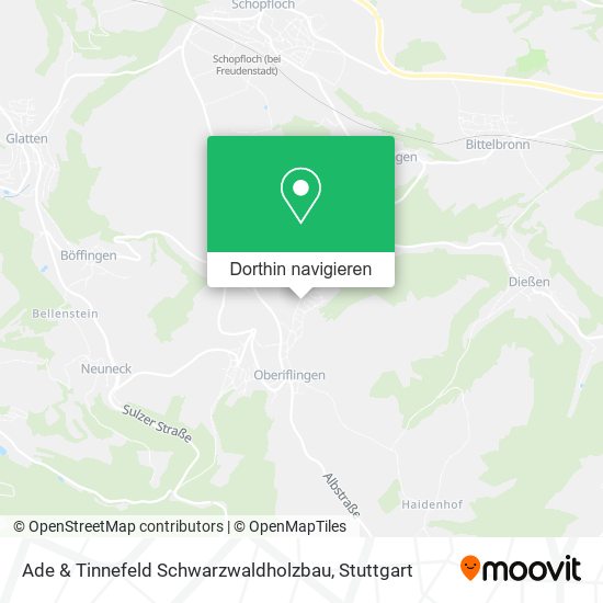 Ade & Tinnefeld Schwarzwaldholzbau Karte