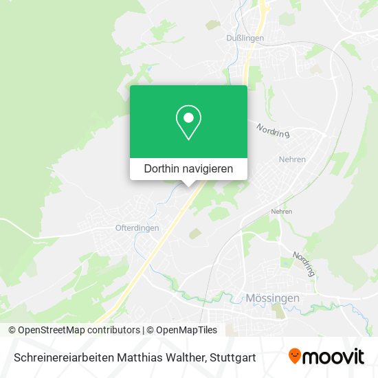 Schreinereiarbeiten Matthias Walther Karte