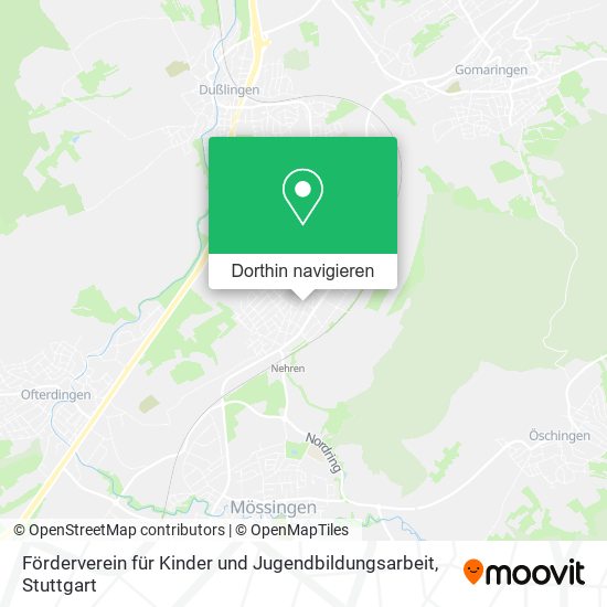 Förderverein für Kinder und Jugendbildungsarbeit Karte