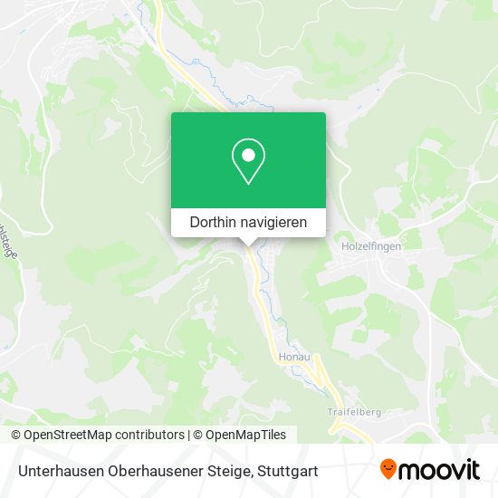 Unterhausen Oberhausener Steige Karte