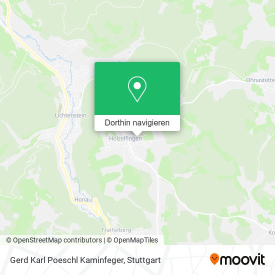 Gerd Karl Poeschl Kaminfeger Karte