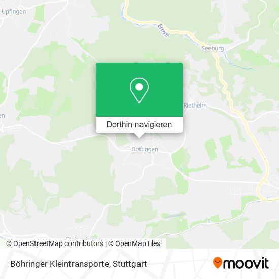 Böhringer Kleintransporte Karte